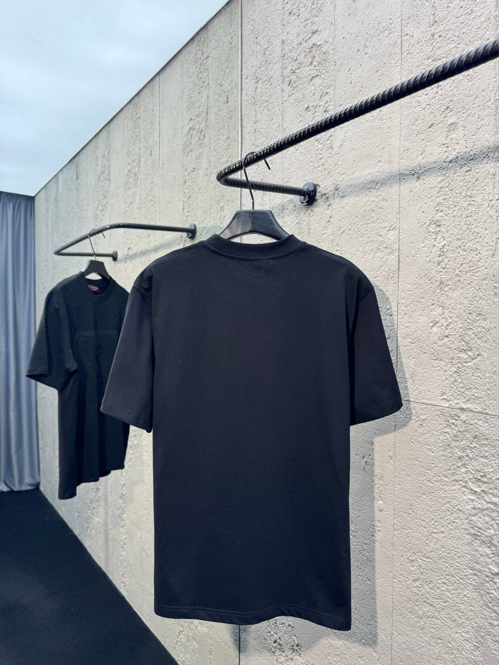 Plastisol Printed Crew Neck Short-Sleeve T-Shirt