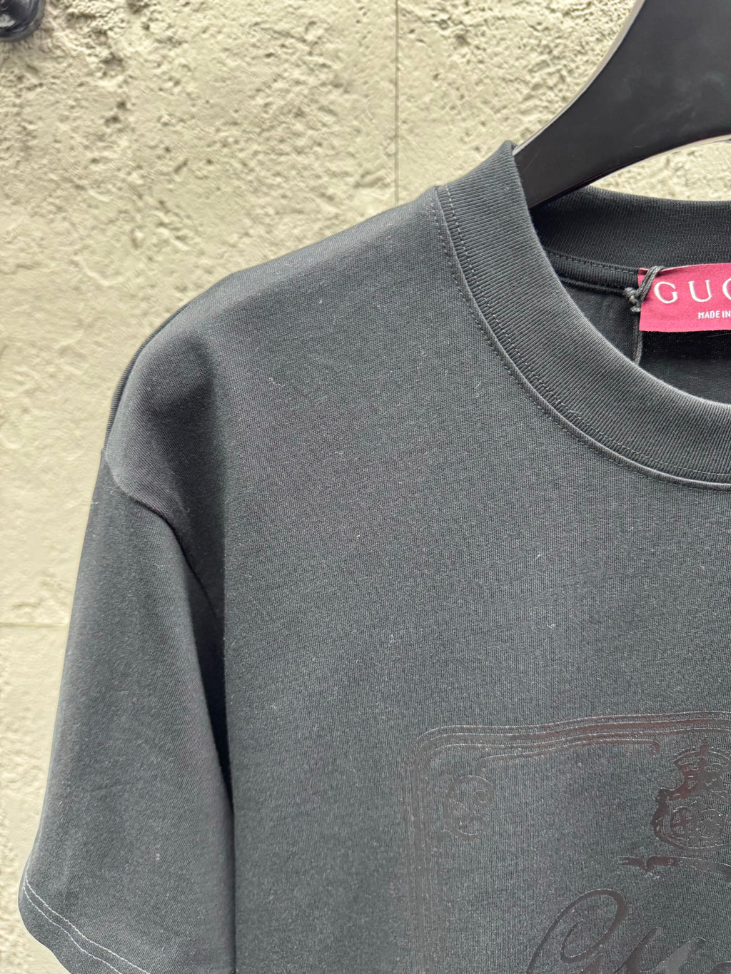 Plastisol Printed Crew Neck Short-Sleeve T-Shirt