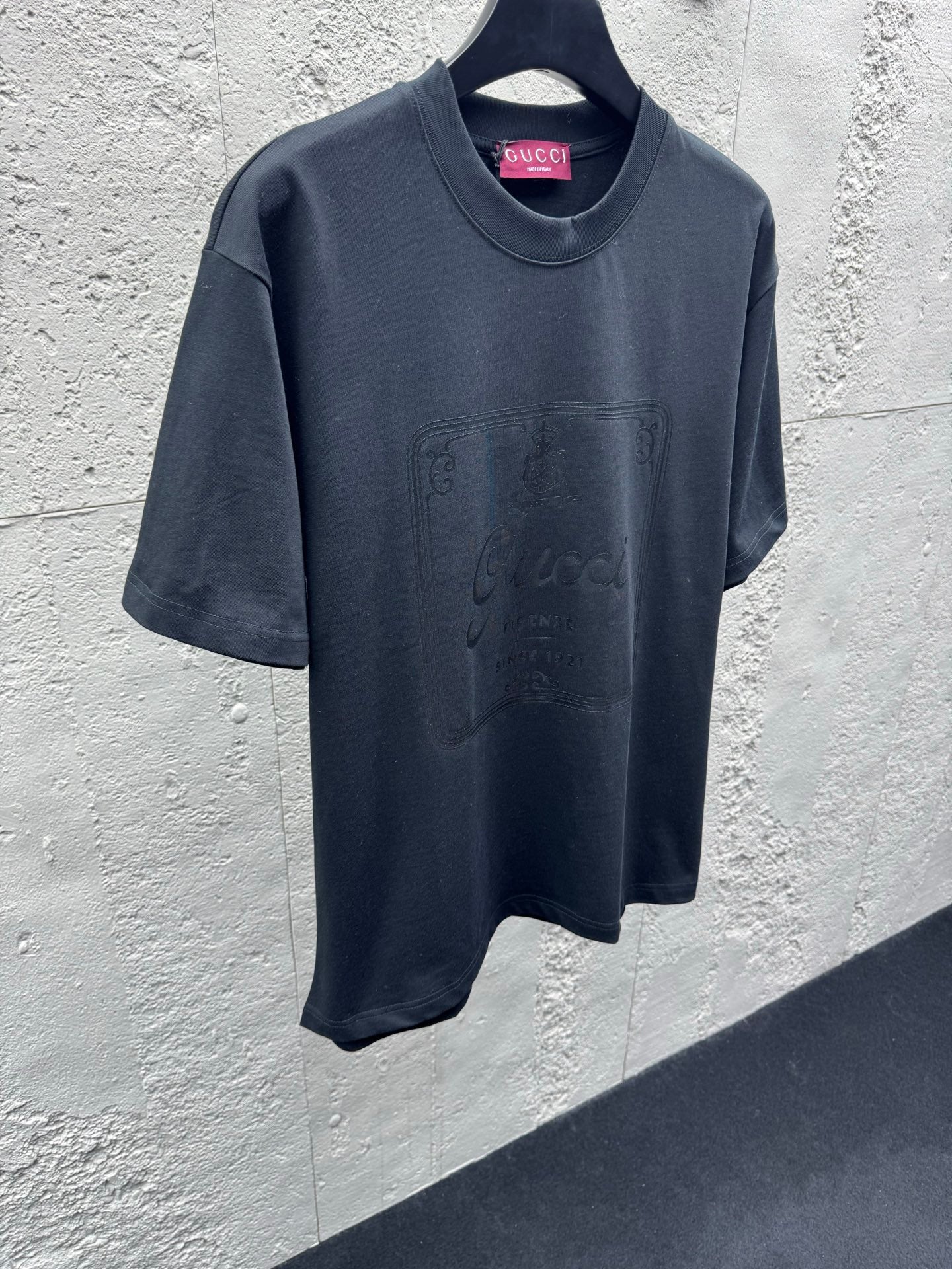 Plastisol Printed Crew Neck Short-Sleeve T-Shirt
