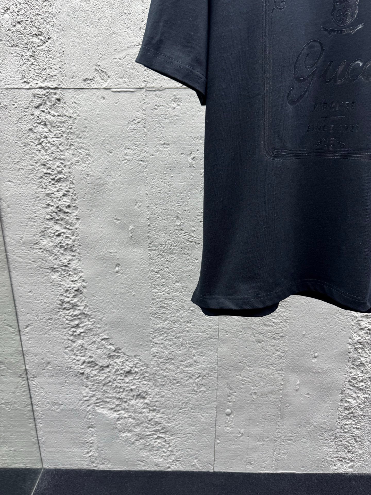 Plastisol Printed Crew Neck Short-Sleeve T-Shirt