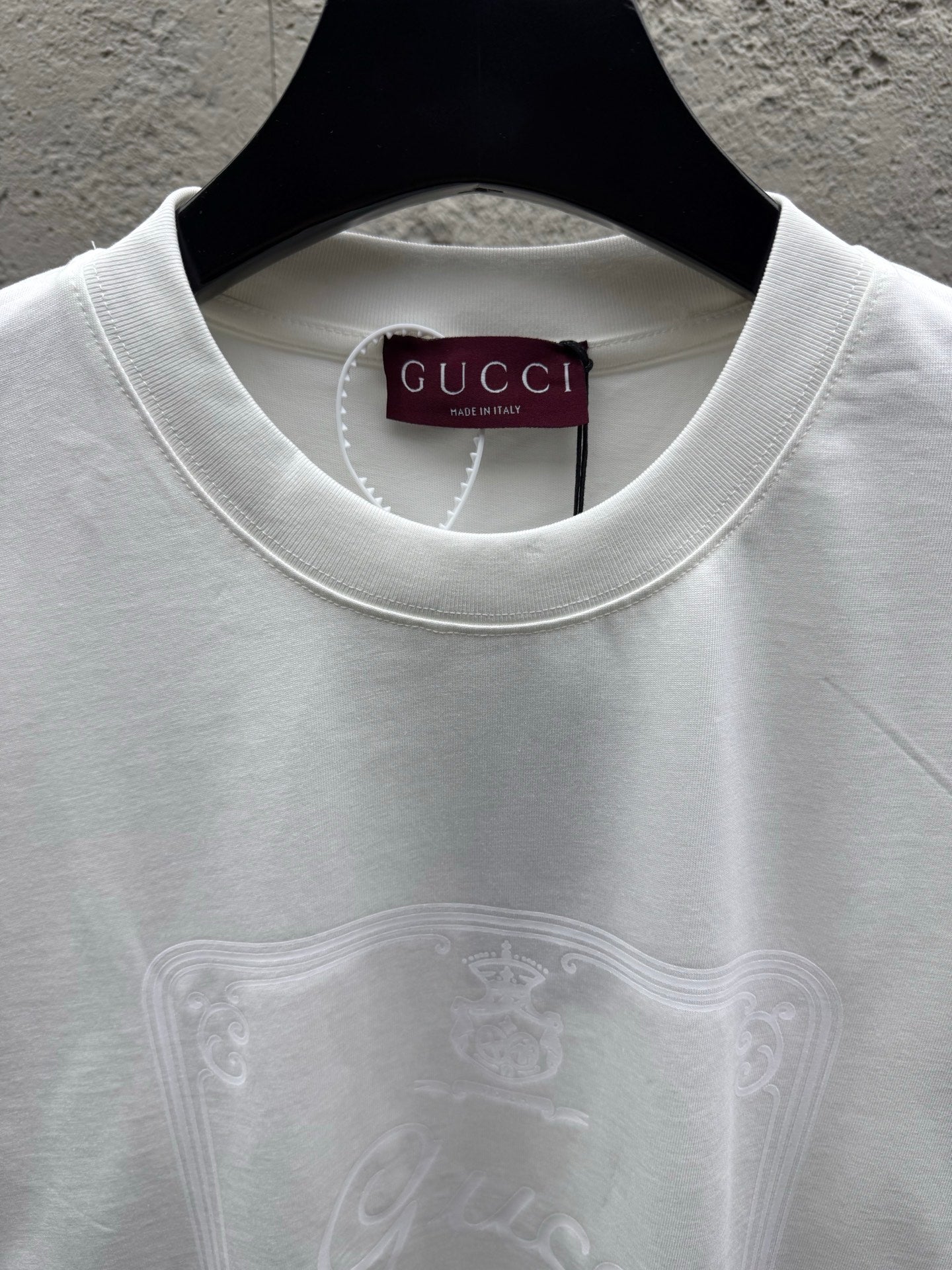Plastisol Printed Crew Neck Short-Sleeve T-Shirt