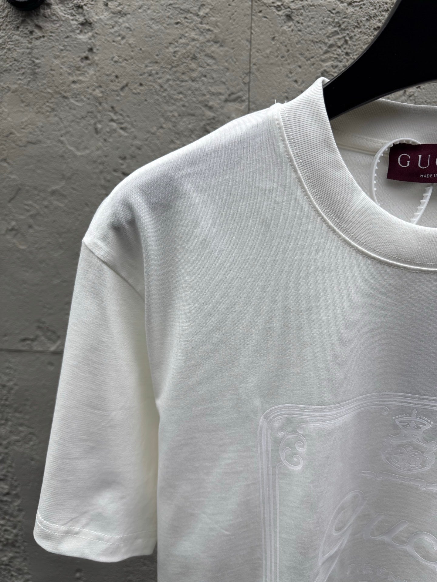 Plastisol Printed Crew Neck Short-Sleeve T-Shirt