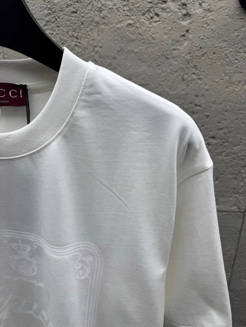 Plastisol Printed Crew Neck Short-Sleeve T-Shirt