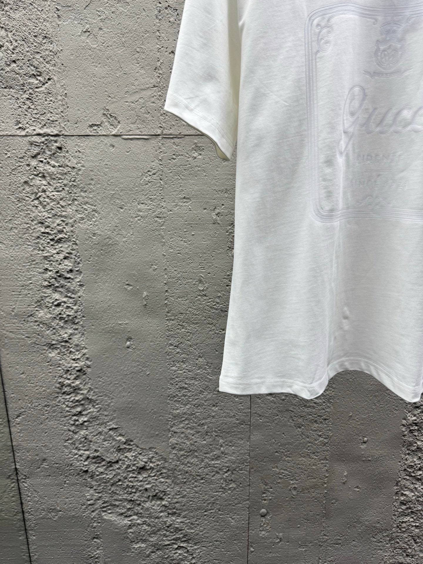 Plastisol Printed Crew Neck Short-Sleeve T-Shirt