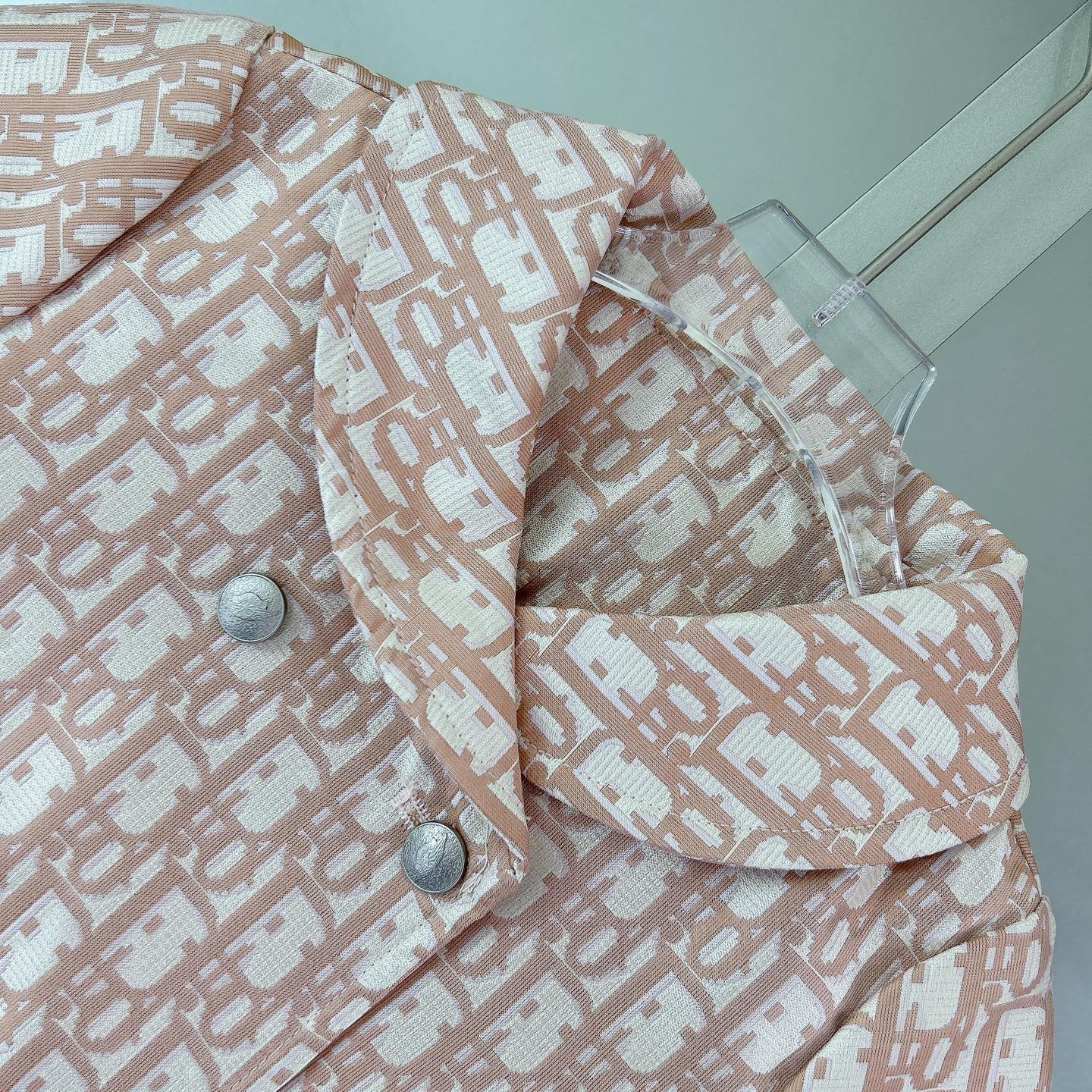 All-over logo print dress