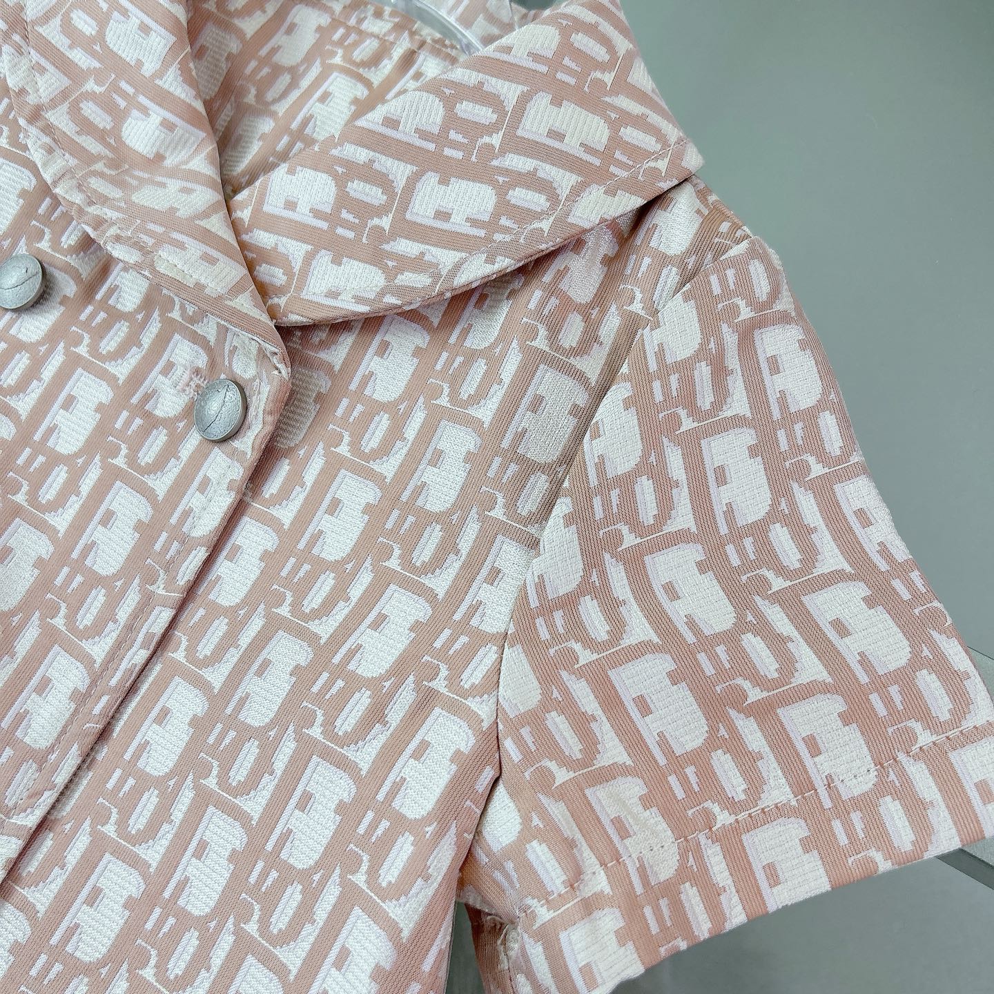 All-over logo print dress