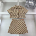 Girls' skirt suit