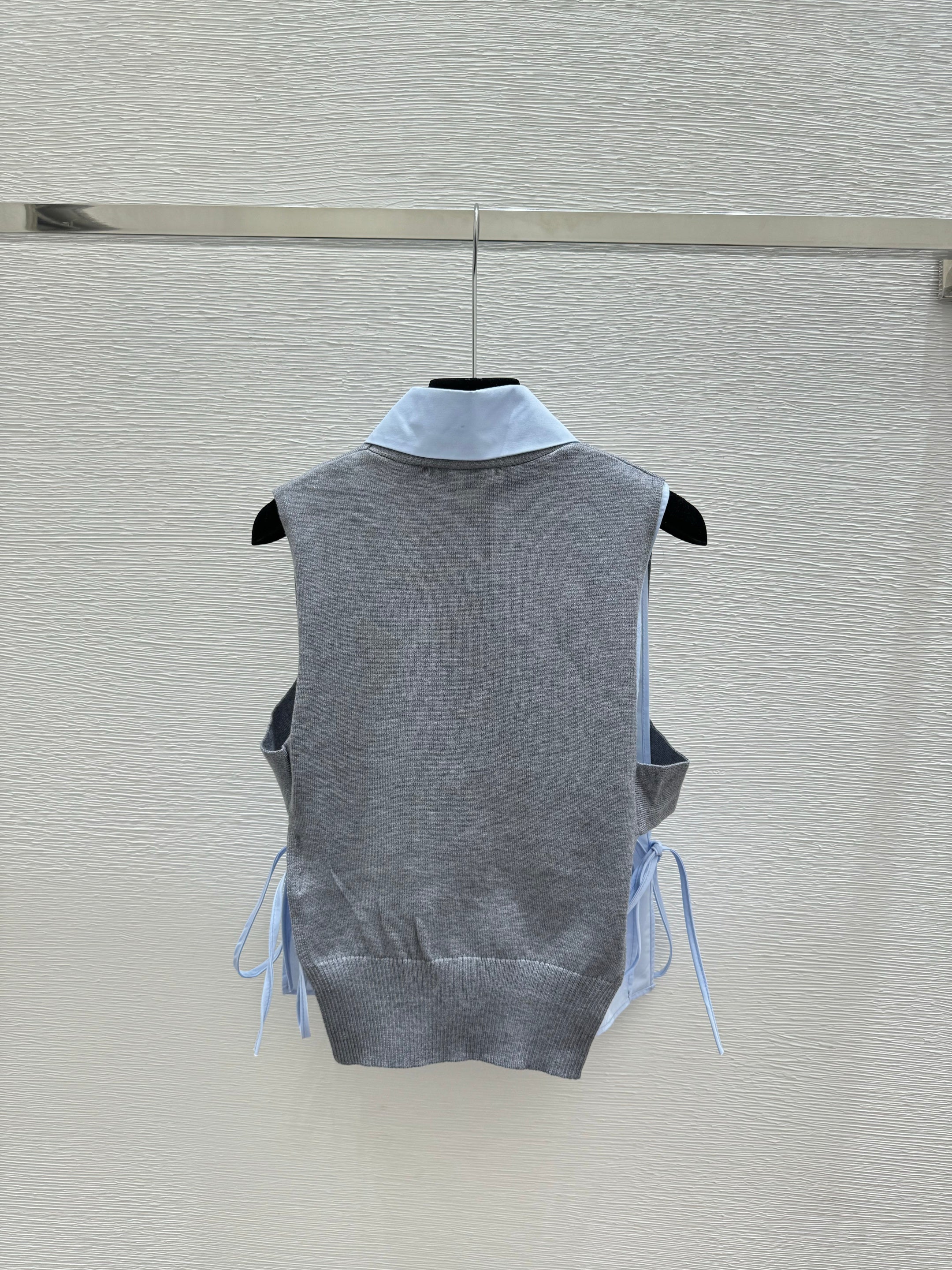 Knitted Vest Two-Piece Set