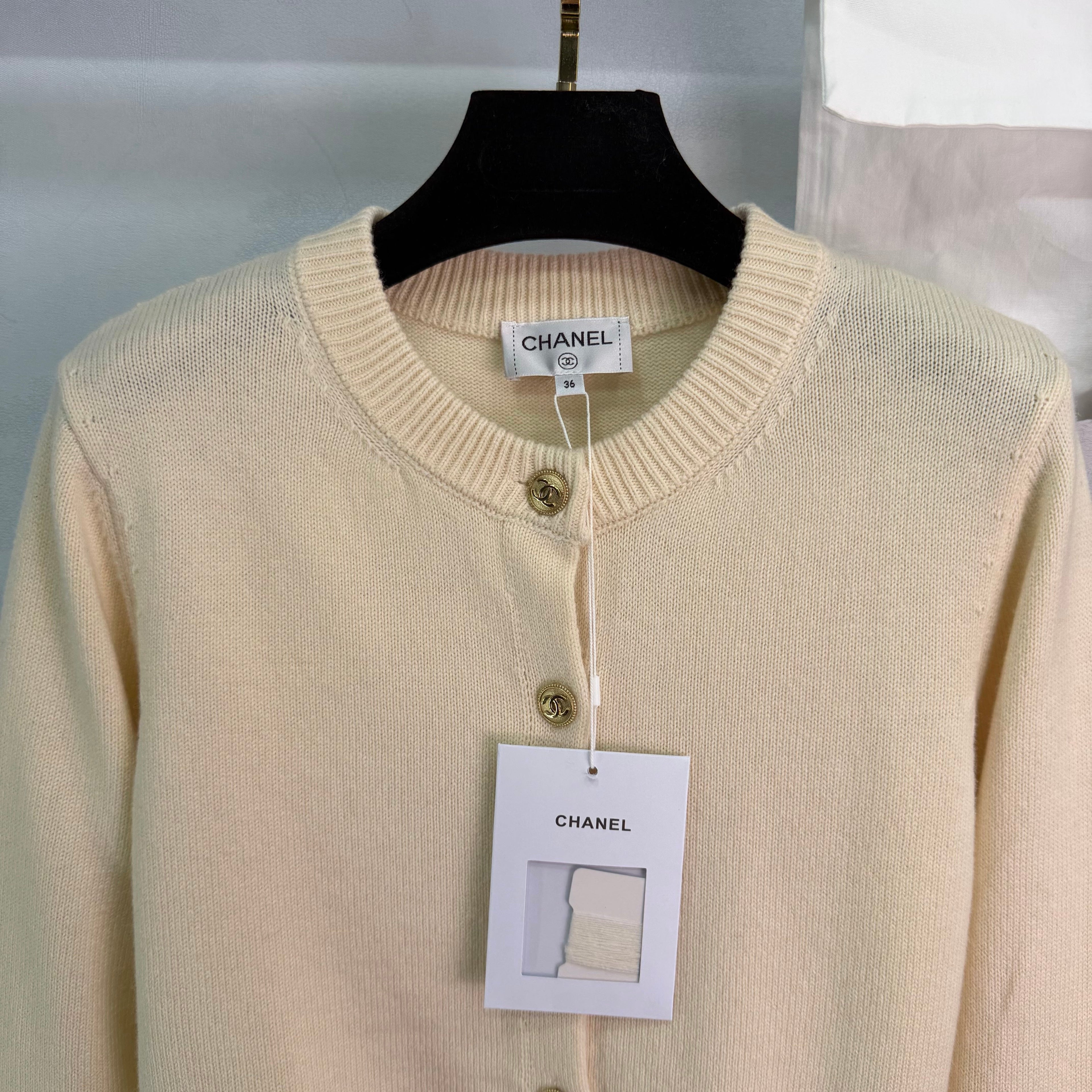 Creamy Yellow Knit Cardigan