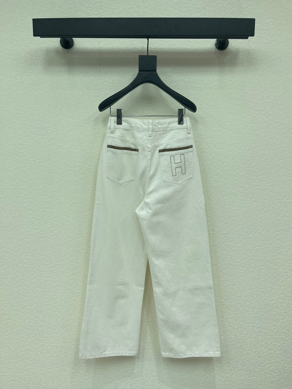 White Jeans with Lettering