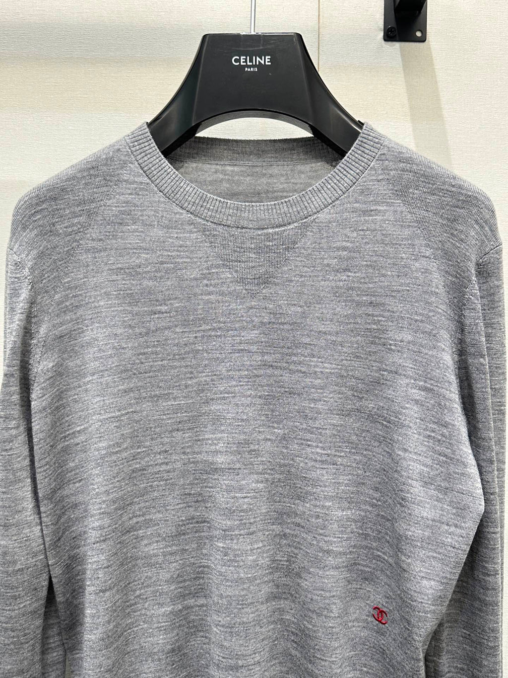 Color-blocked Embroidered Logo Sweater
