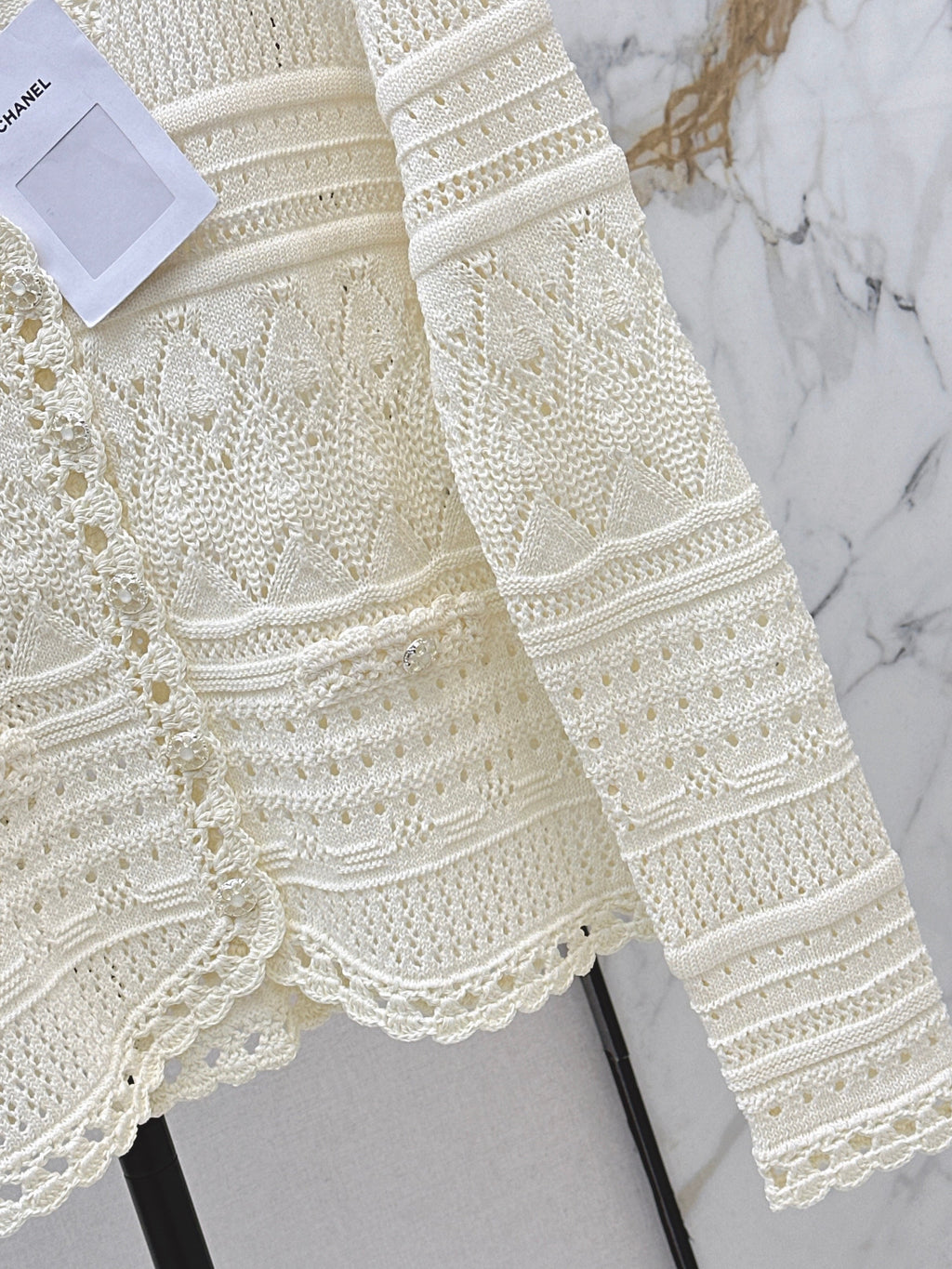 Heavy-duty crochet cardigan