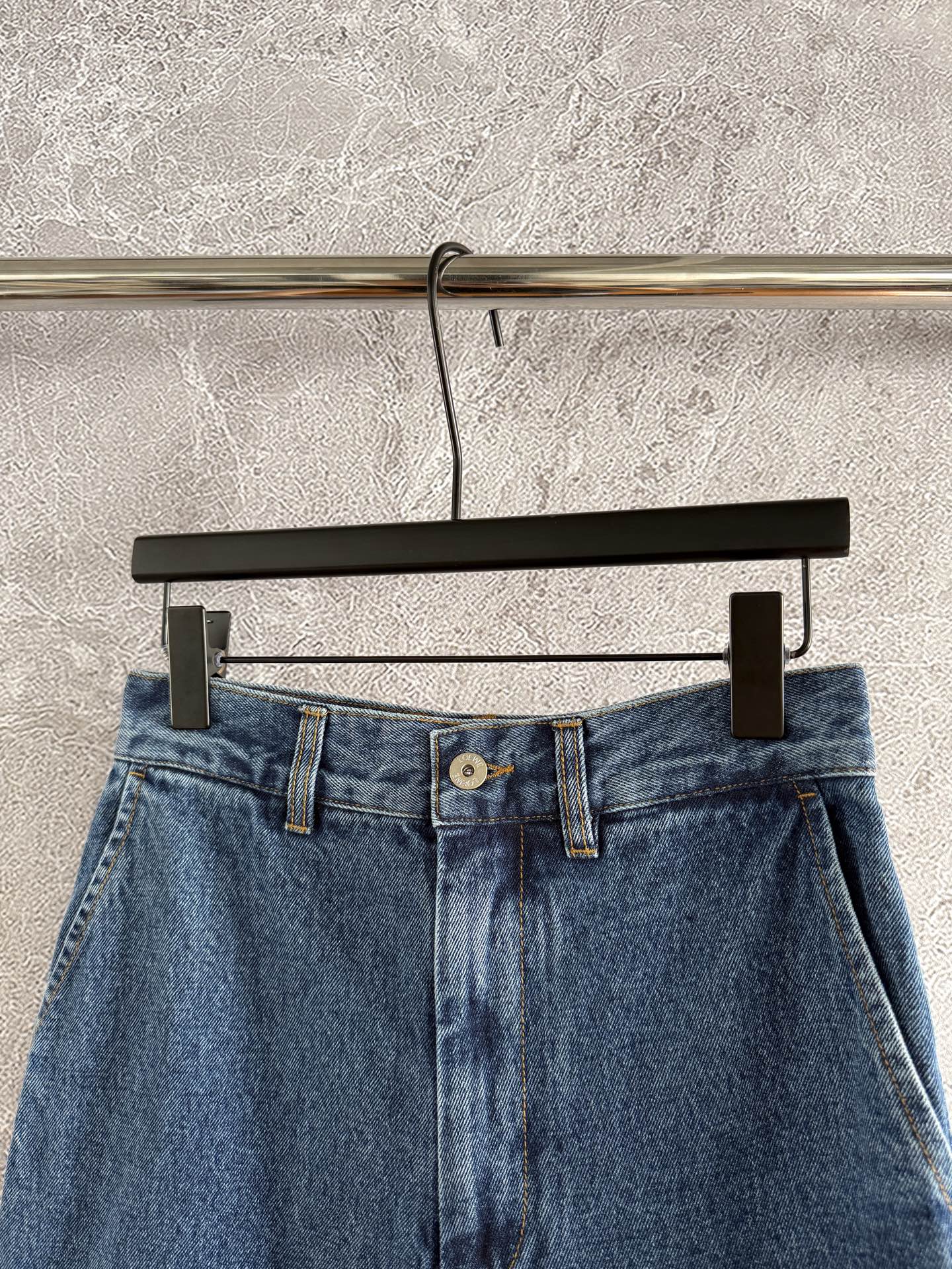 Burnished Straight-Leg Jeans
