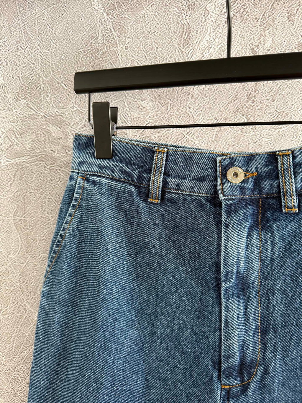 Burnished Straight-Leg Jeans
