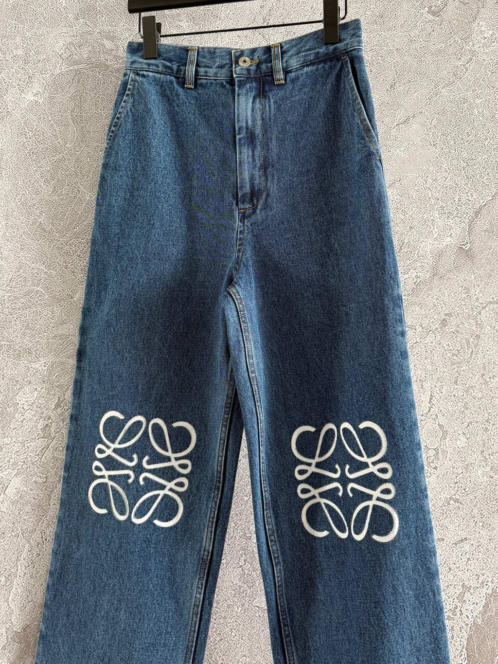 Burnished Straight-Leg Jeans
