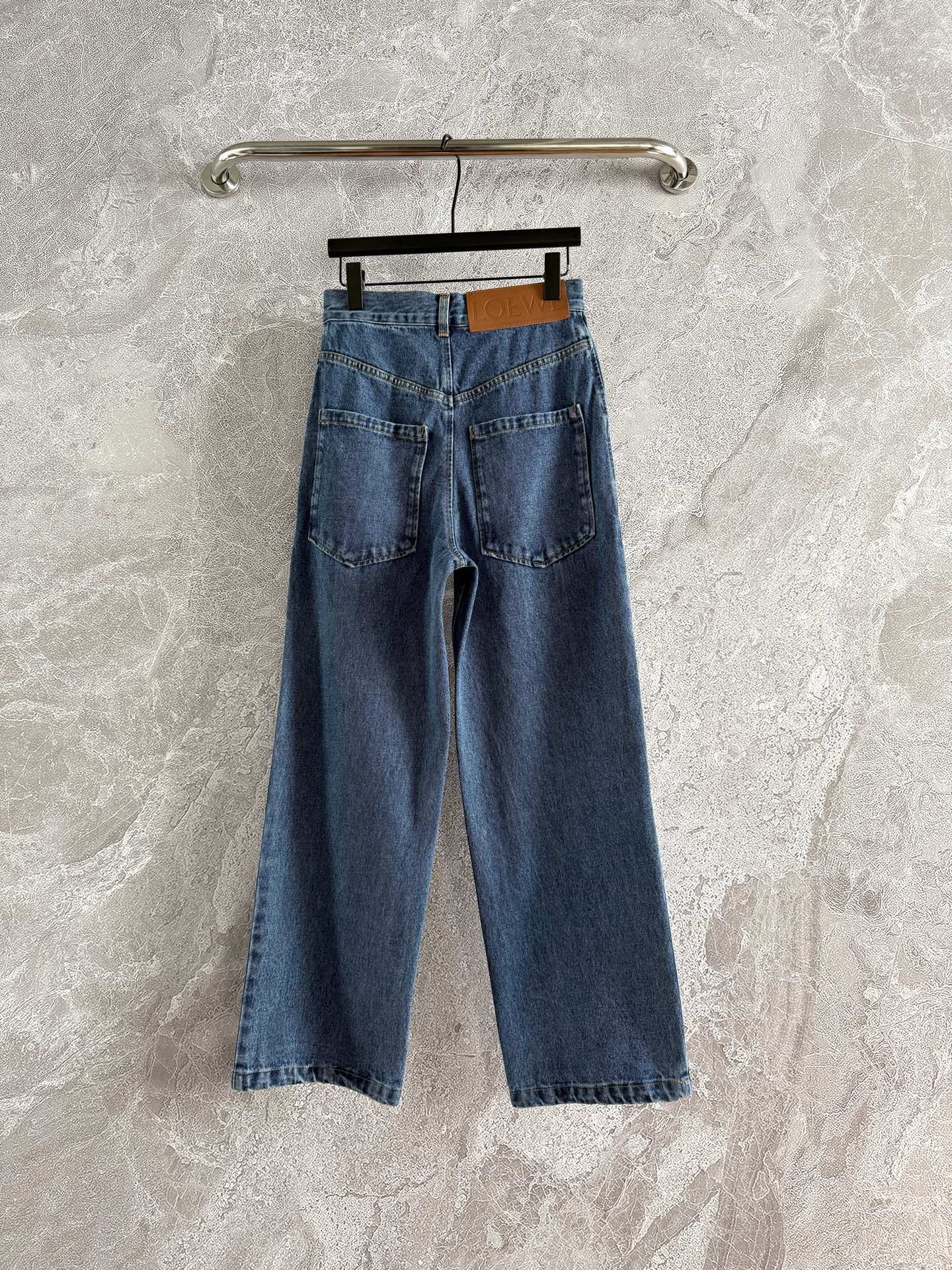 Burnished Straight-Leg Jeans