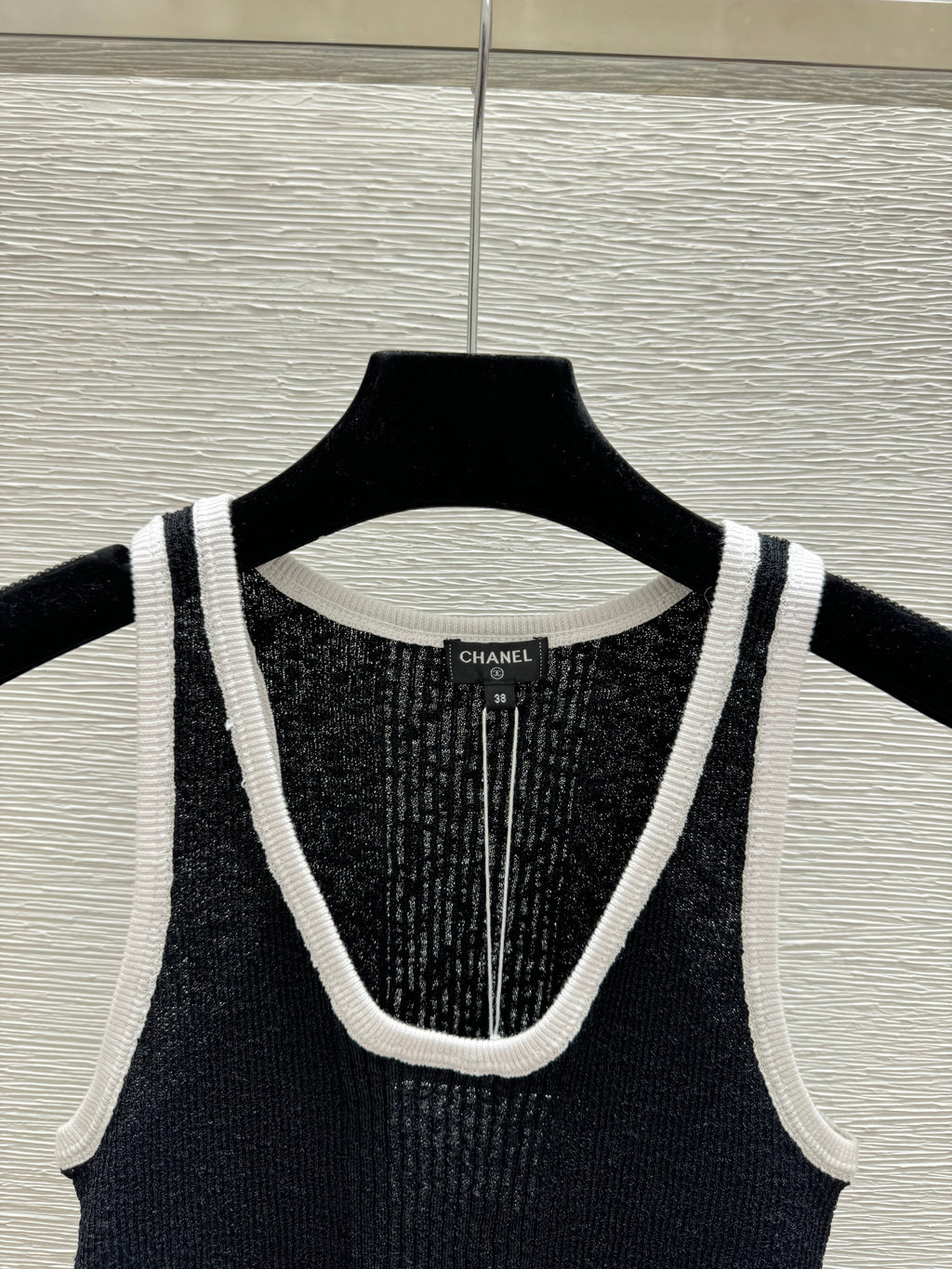 Black Knit Vest Dress