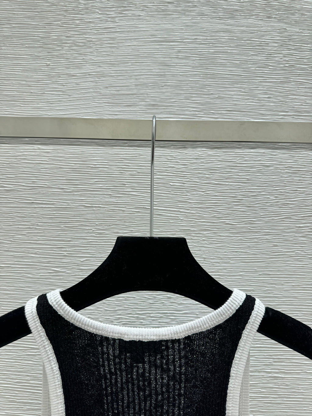 Black Knit Vest Dress