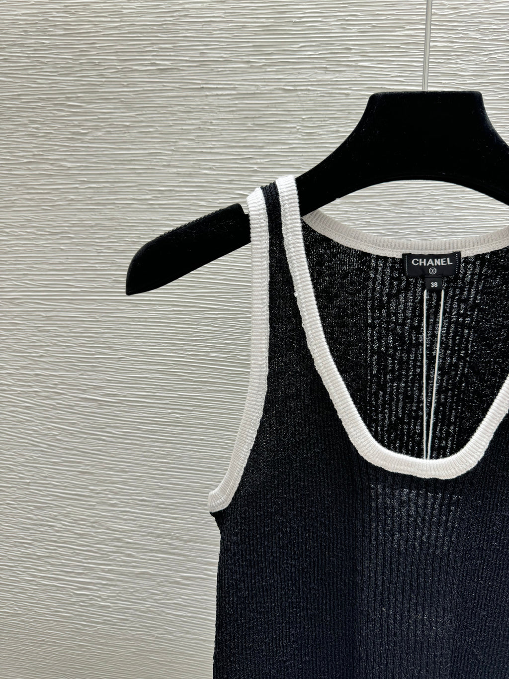 Black Knit Vest Dress