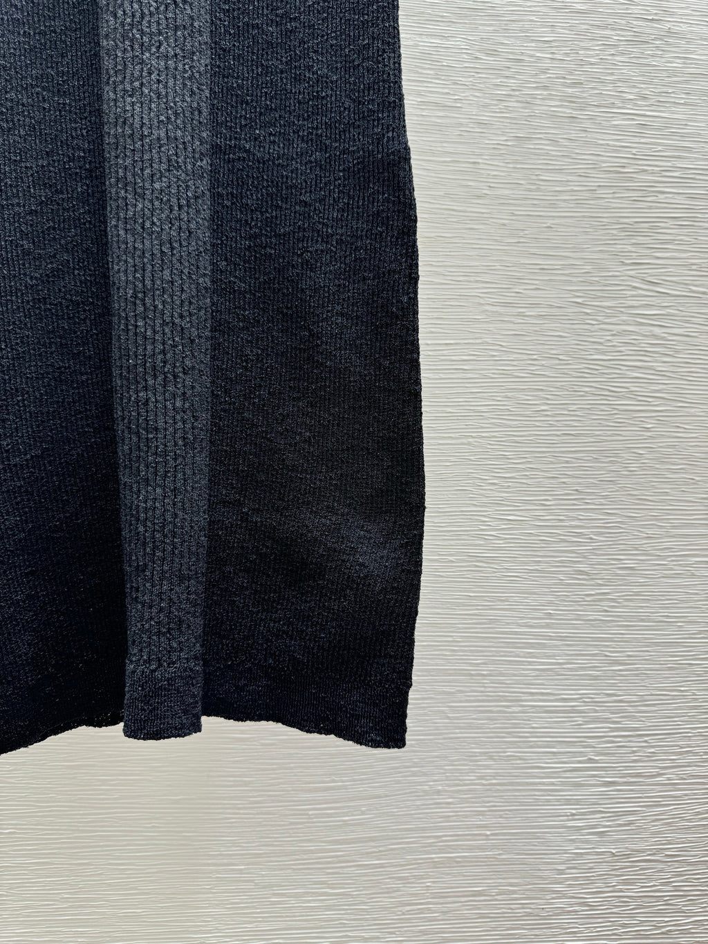 Black Knit Vest Dress