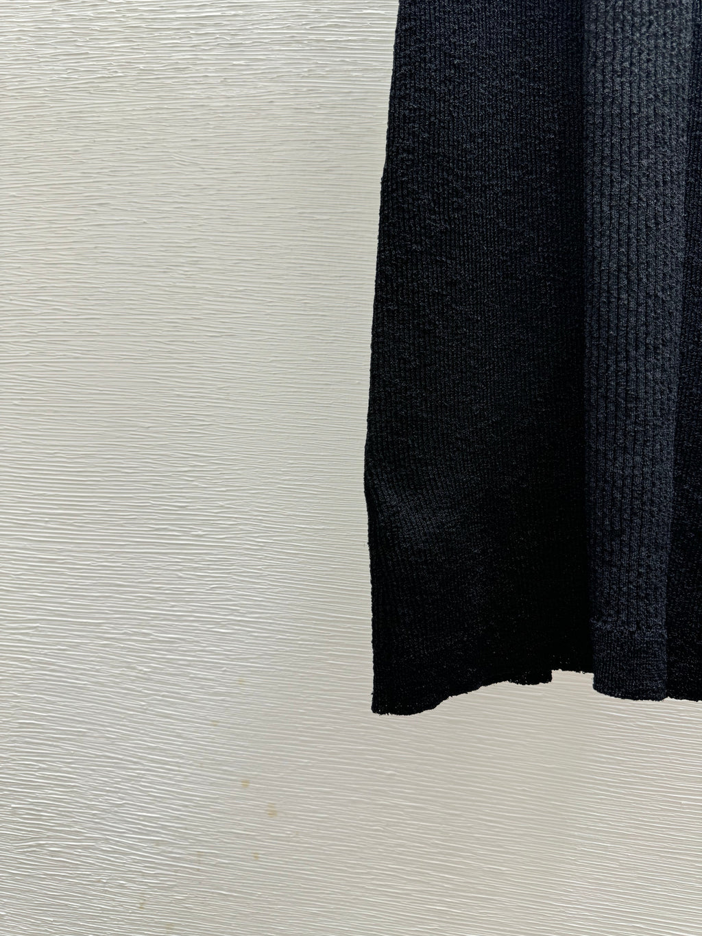Black Knit Vest Dress