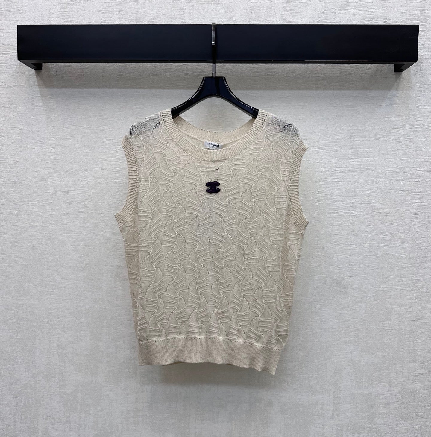 Embroidered Knit Vest