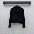 Collared Woven Dress Jacket