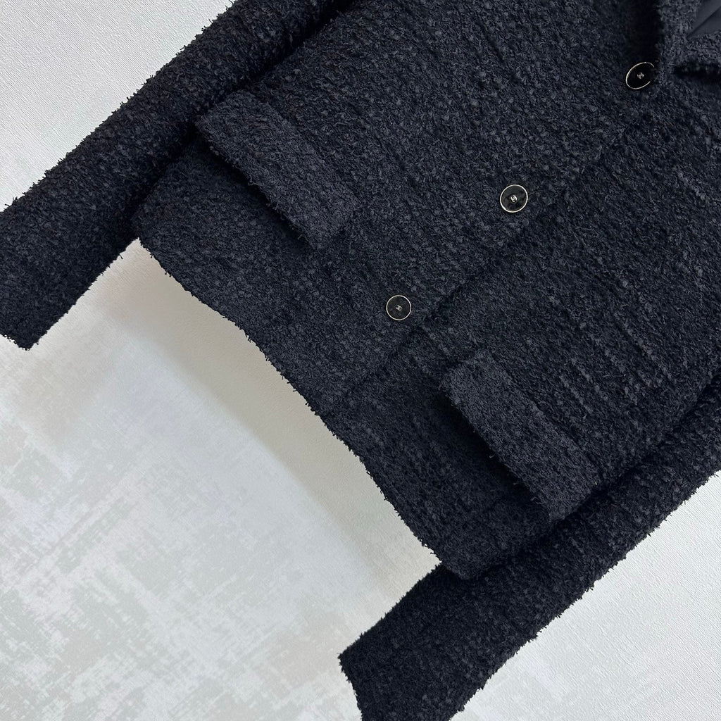 Collared Woven Dress Jacket