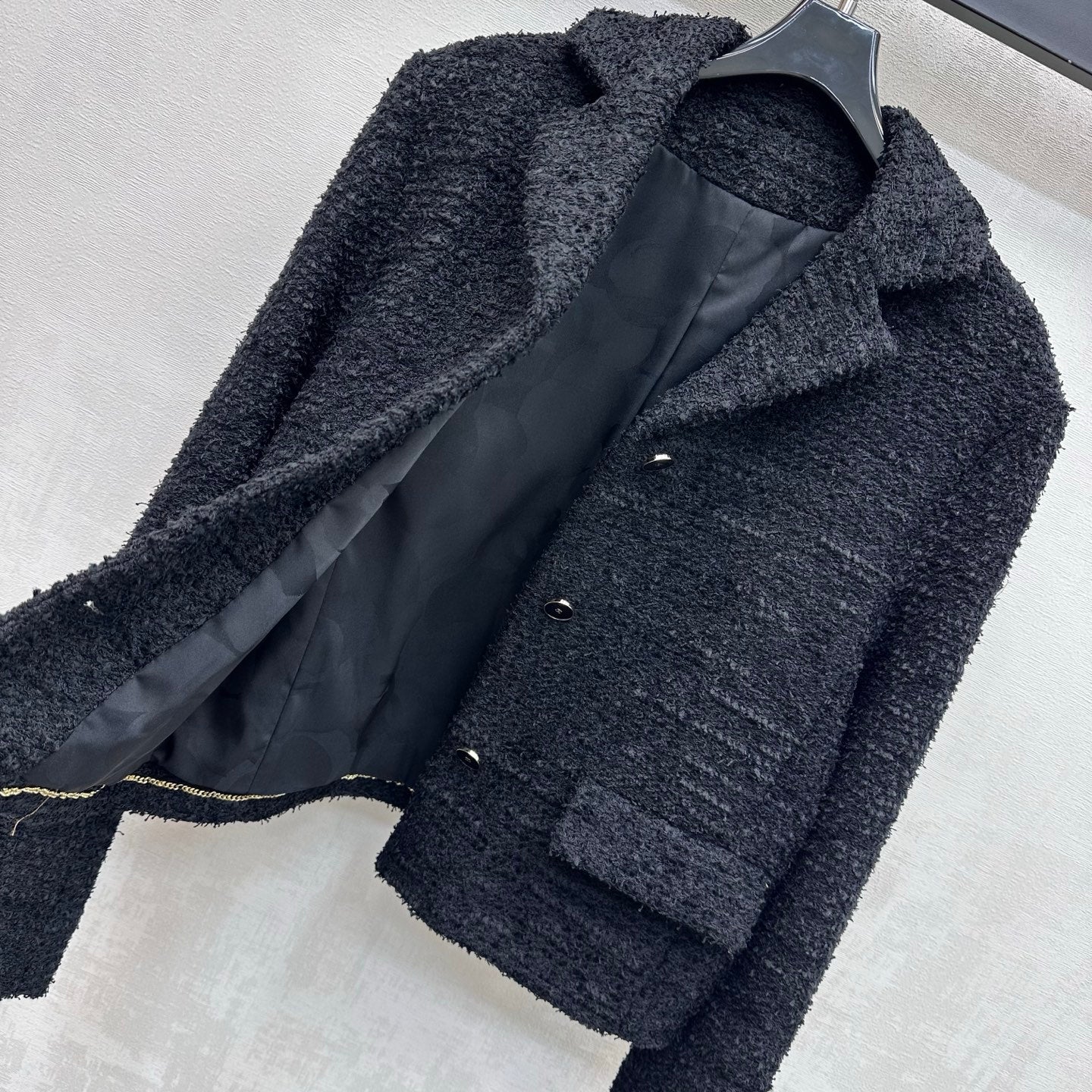 Collared Woven Dress Jacket