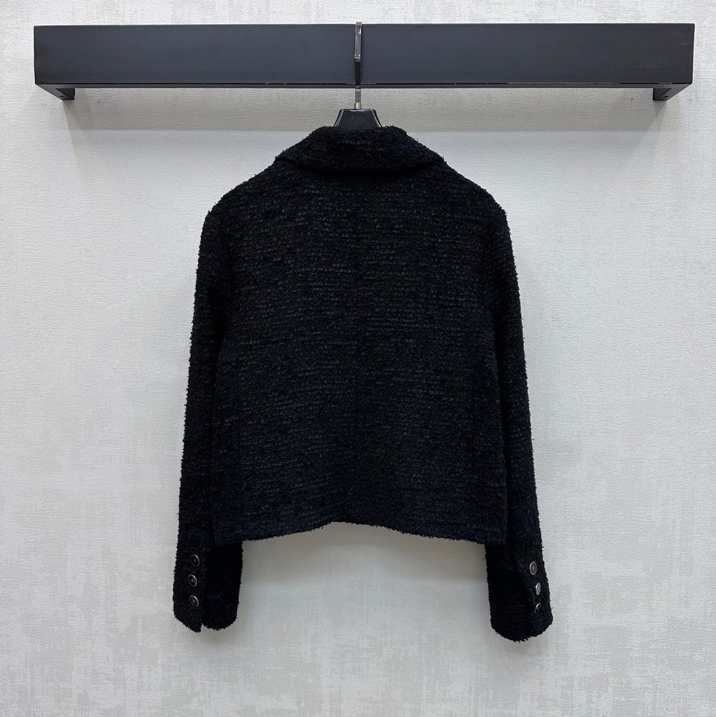 Collared Woven Dress Jacket