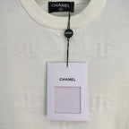 Jacquard Knit Short-Sleeve T-Shirt