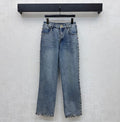 Patchwork Denim Pants