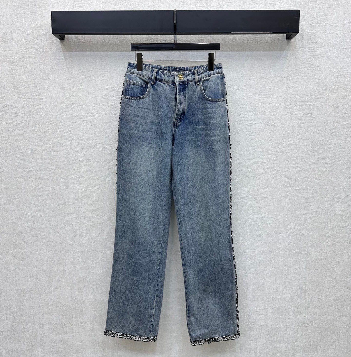 Patchwork Denim Pants