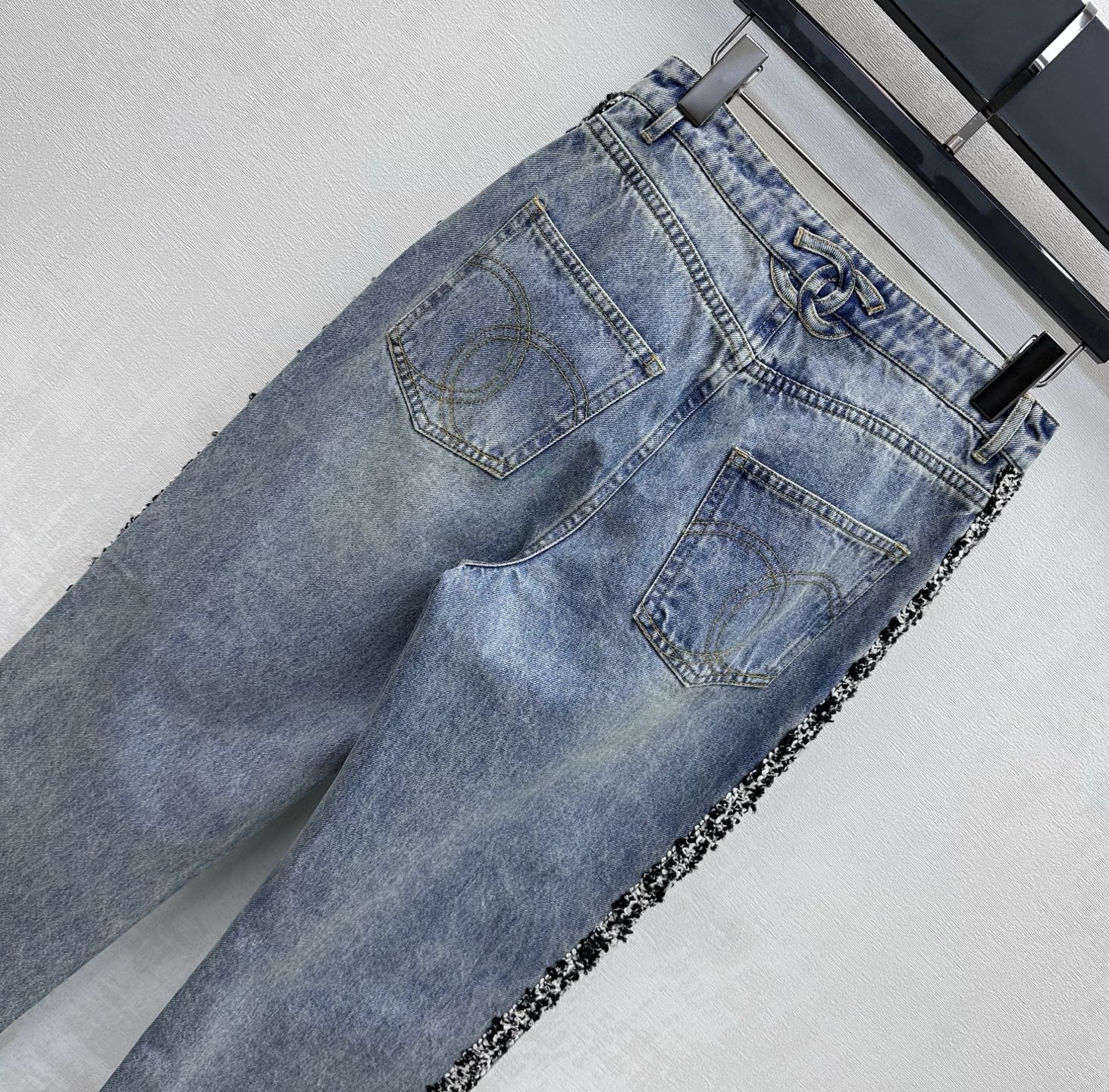 Patchwork Denim Pants