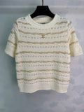 Knitted Short-Sleeve T-Shirt
