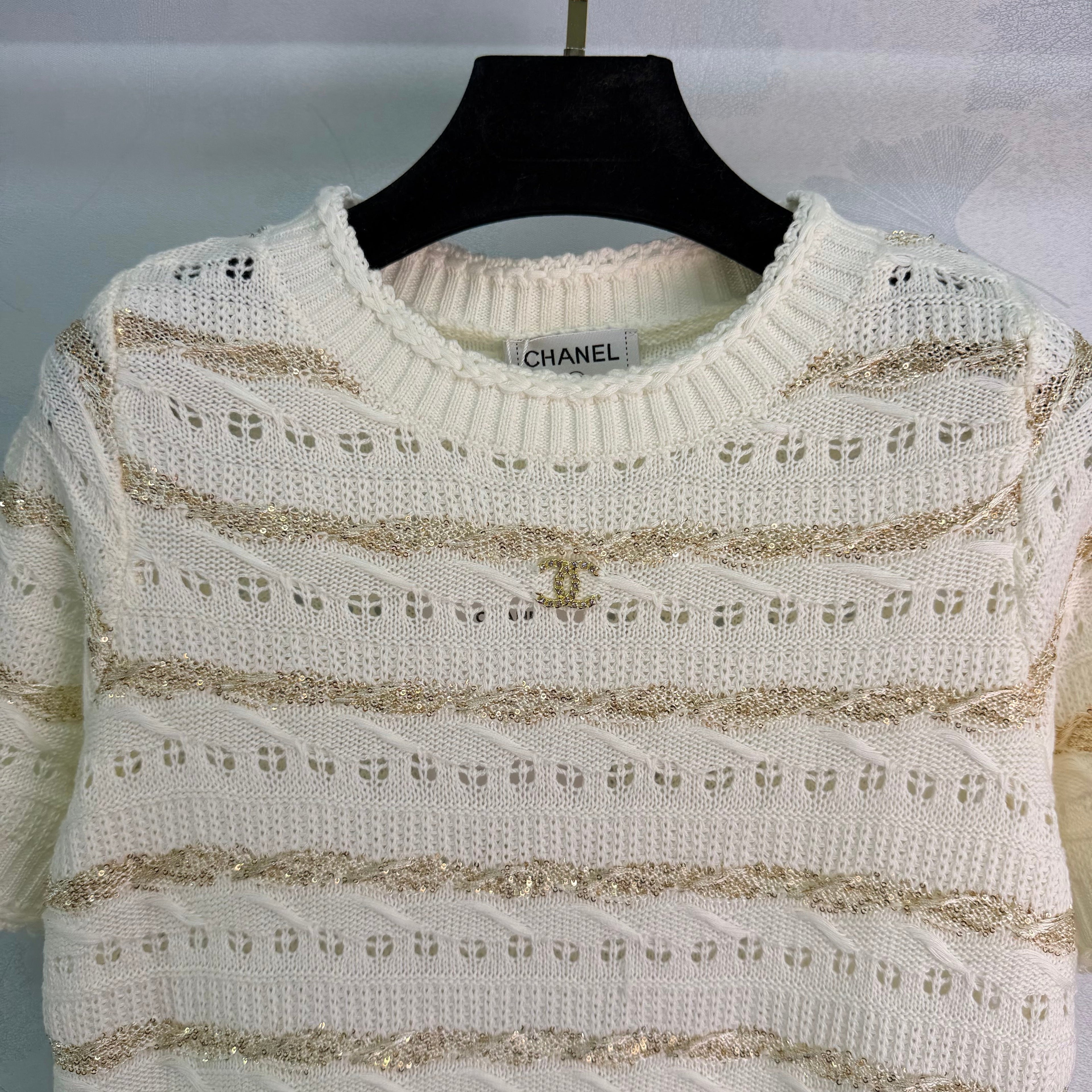 Knitted Short-Sleeve T-Shirt