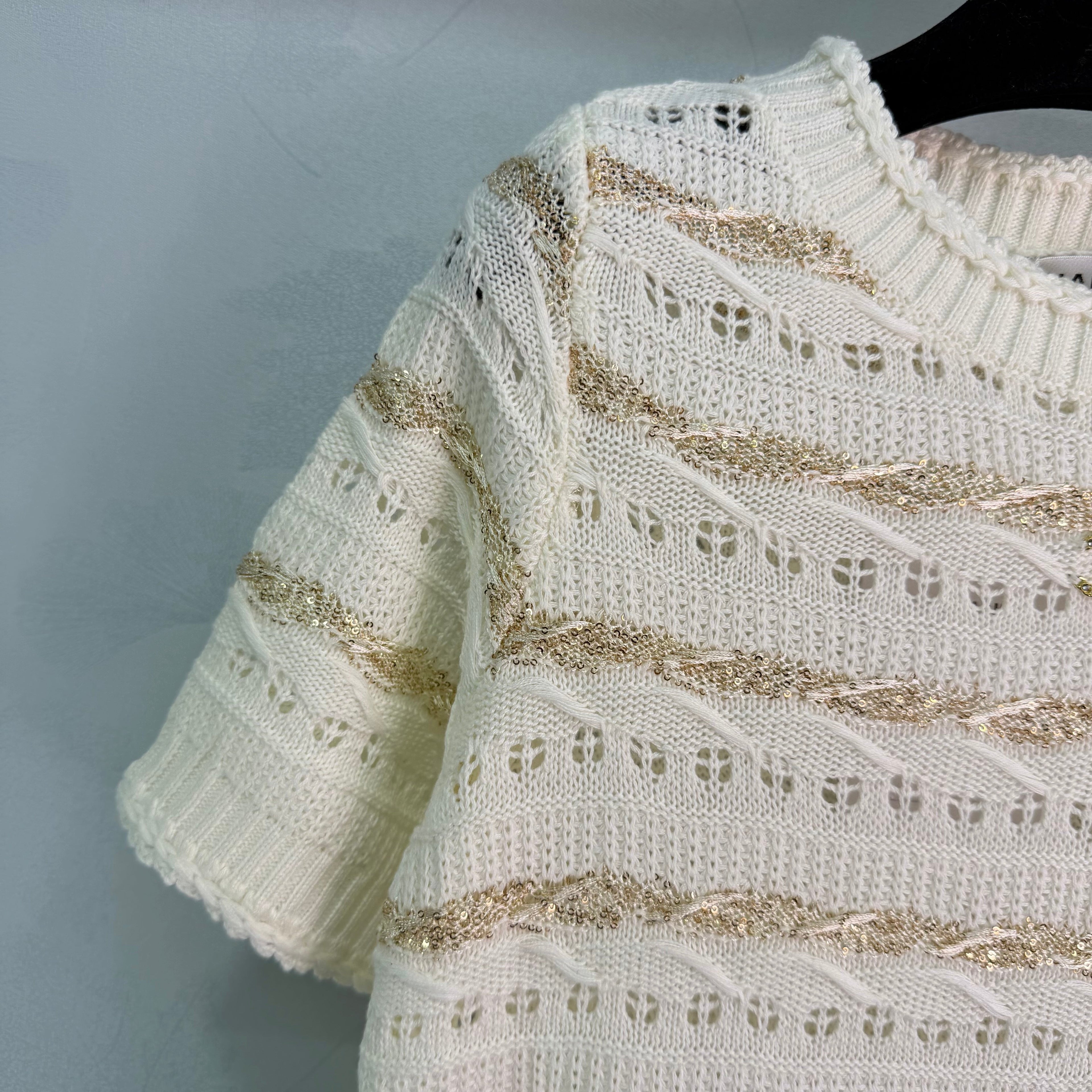 Knitted Short-Sleeve T-Shirt