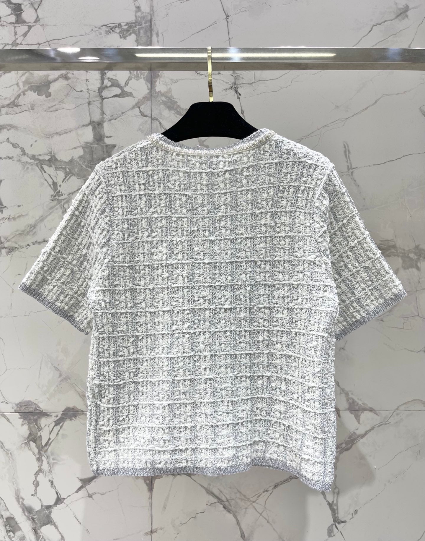 Heavily Beaded Tweed Jacket