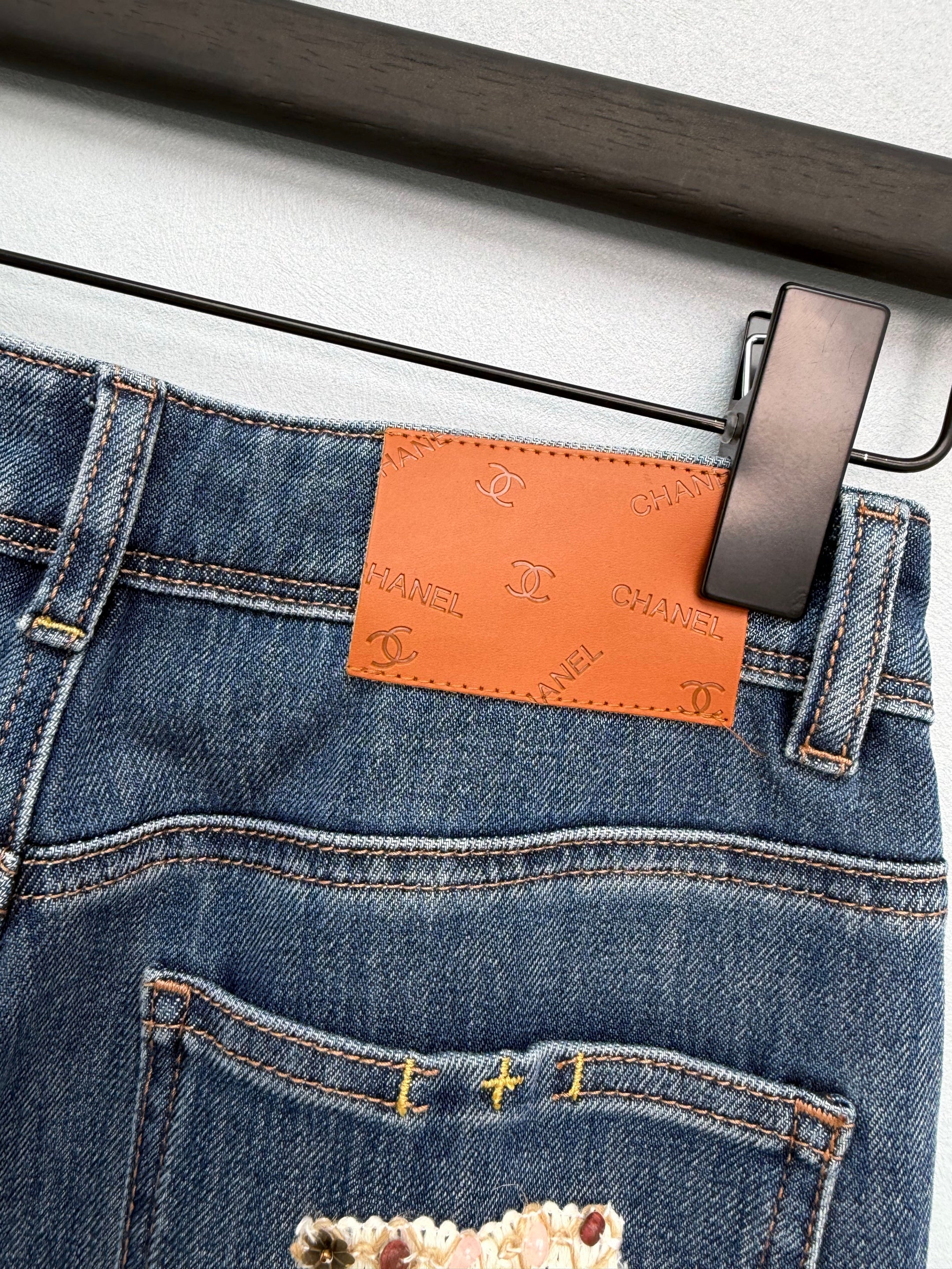 Retro-wash high-waisted wide-leg jeans