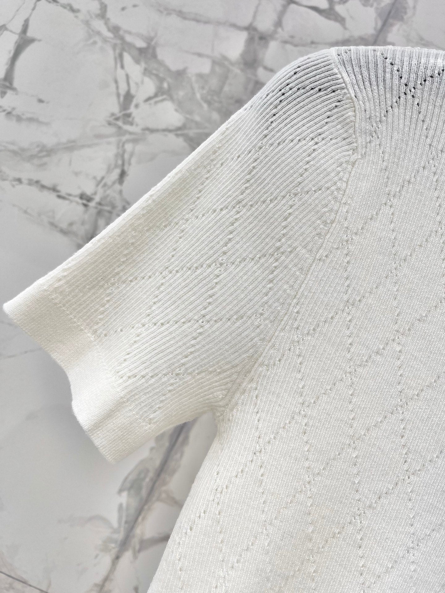 Floral-Embroidered Crew-Neck Knit Sweater