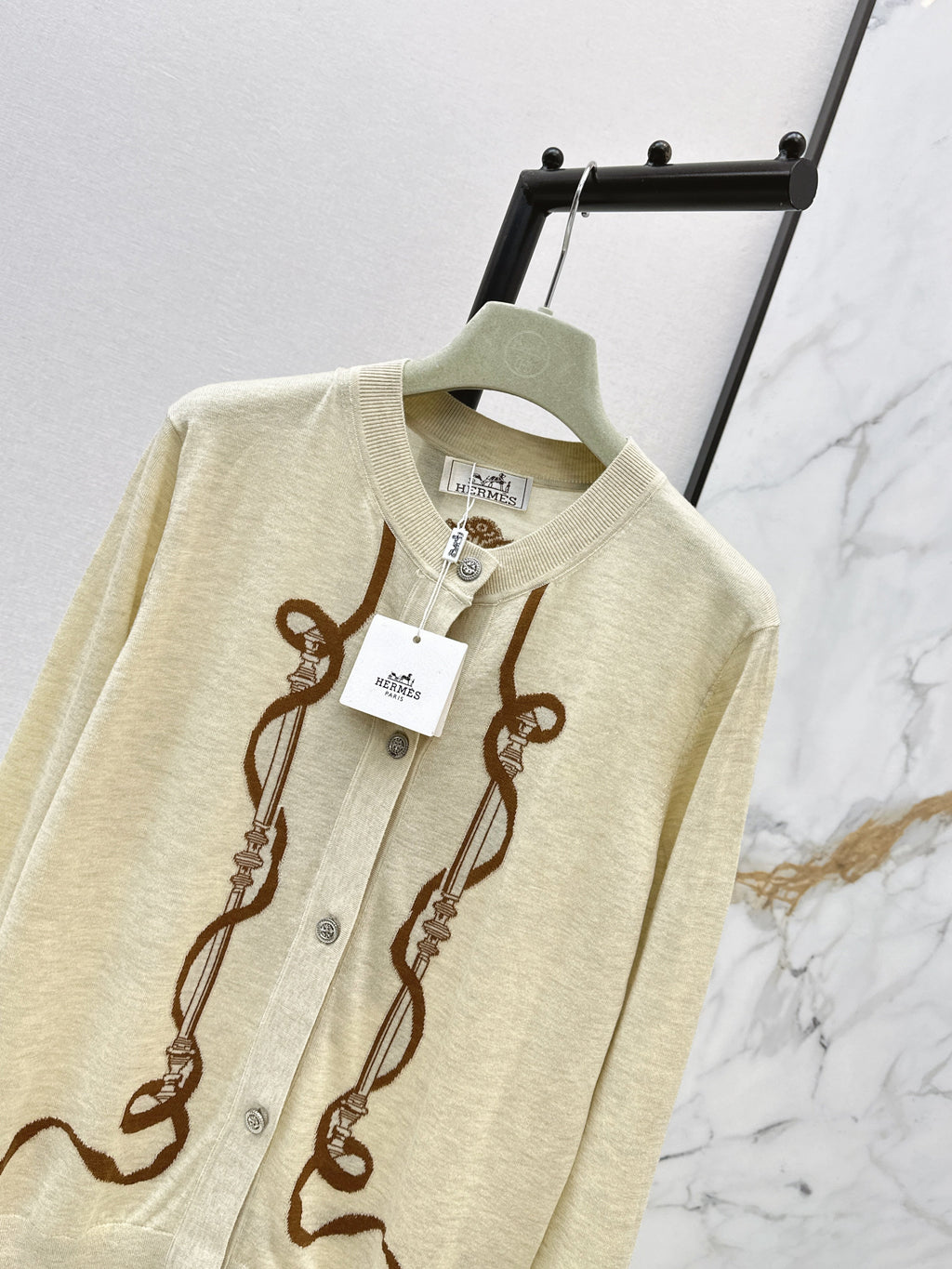 Embroidered Knit Cardigan