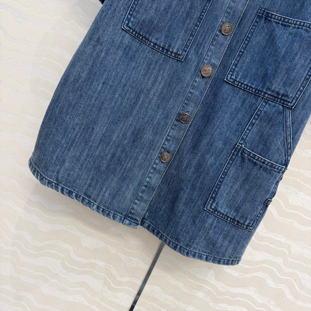 Danny Short-Sleeve Denim Shirt