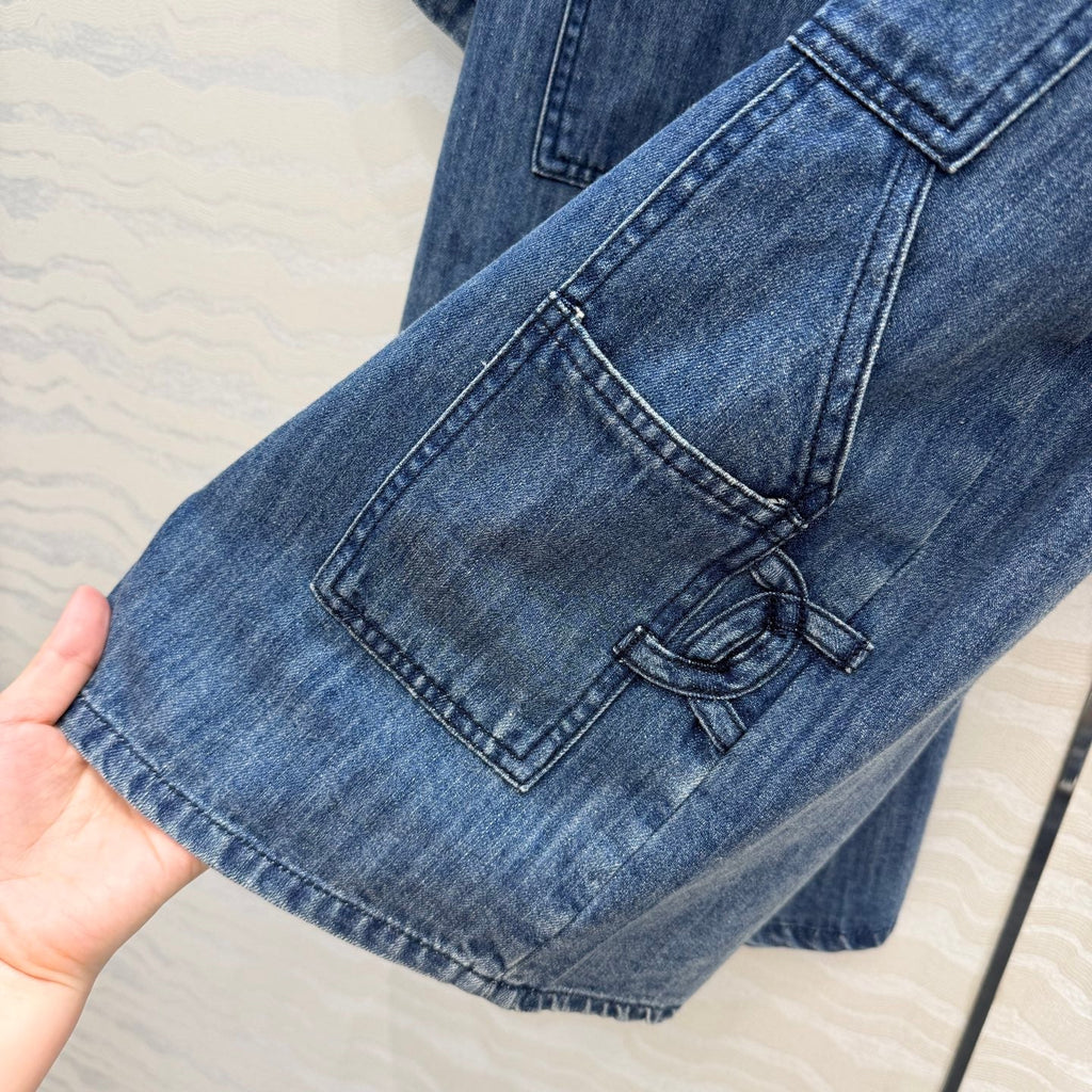 Danny Short-Sleeve Denim Shirt