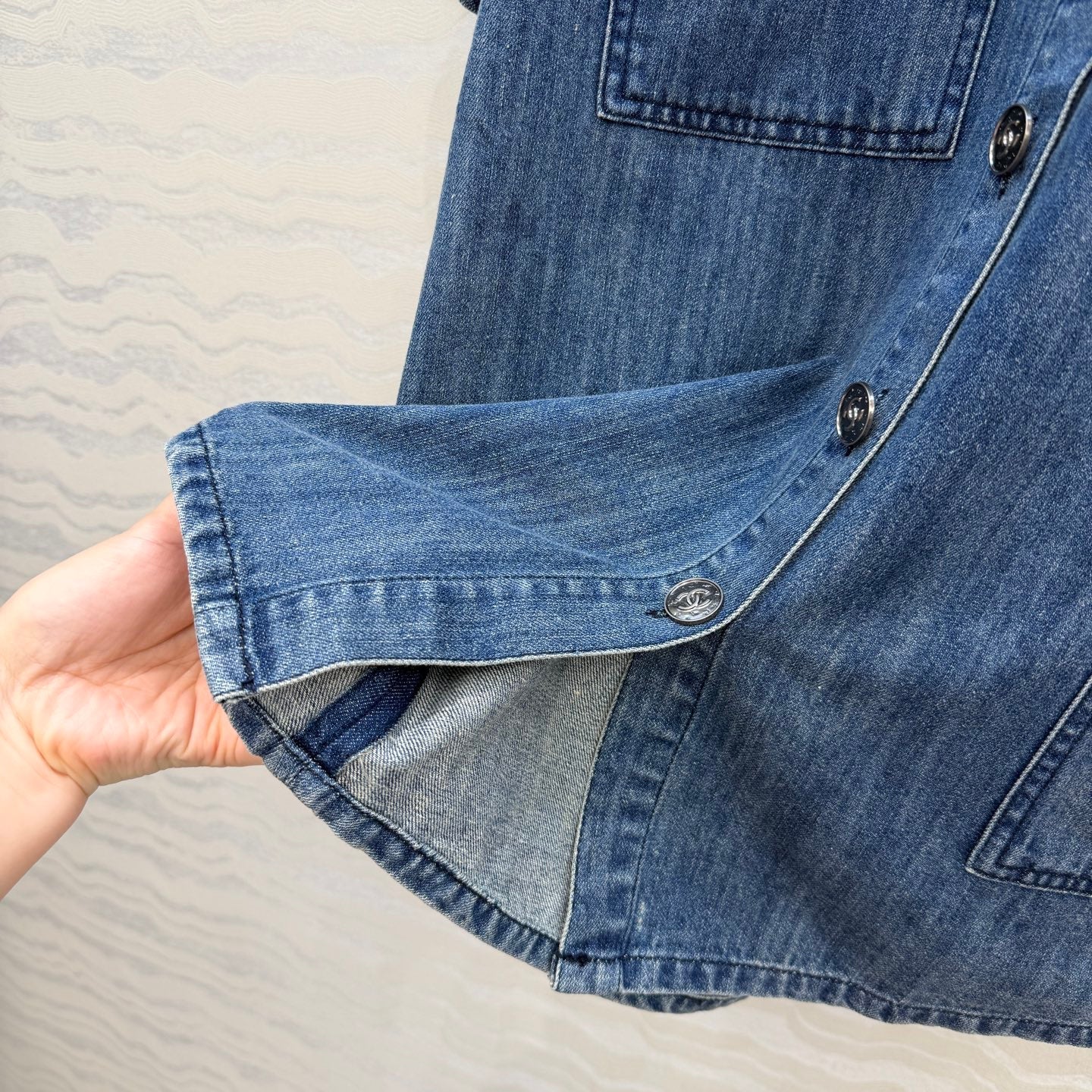 Danny Short-Sleeve Denim Shirt