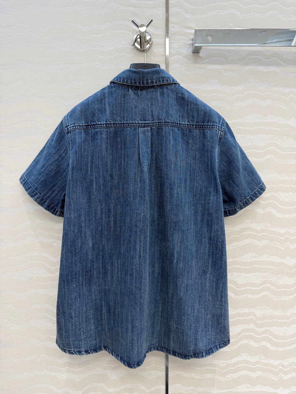Danny Short-Sleeve Denim Shirt