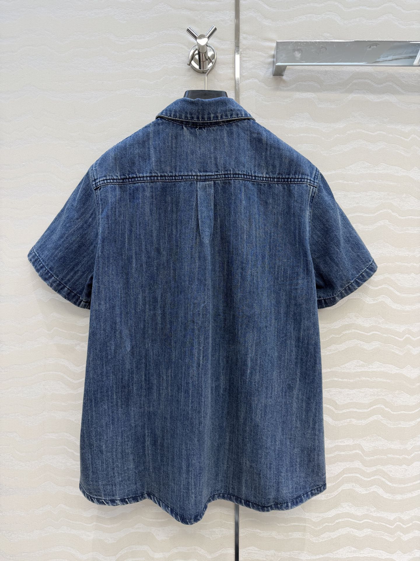 Danny Short-Sleeve Denim Shirt