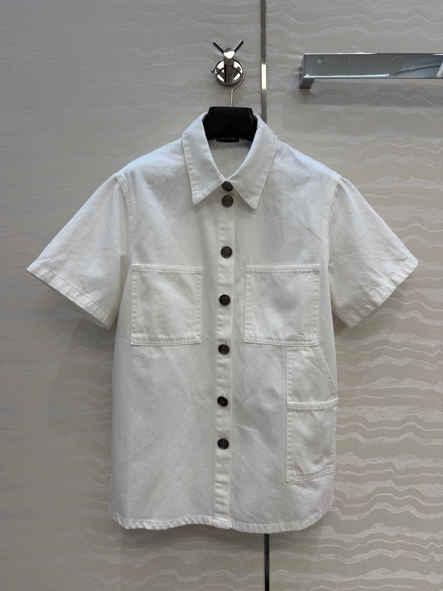 Danny Short-Sleeve Denim Shirt