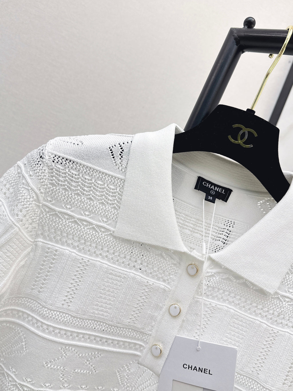 Knitted Short-Sleeve Top