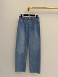 Patchwork Denim Pants