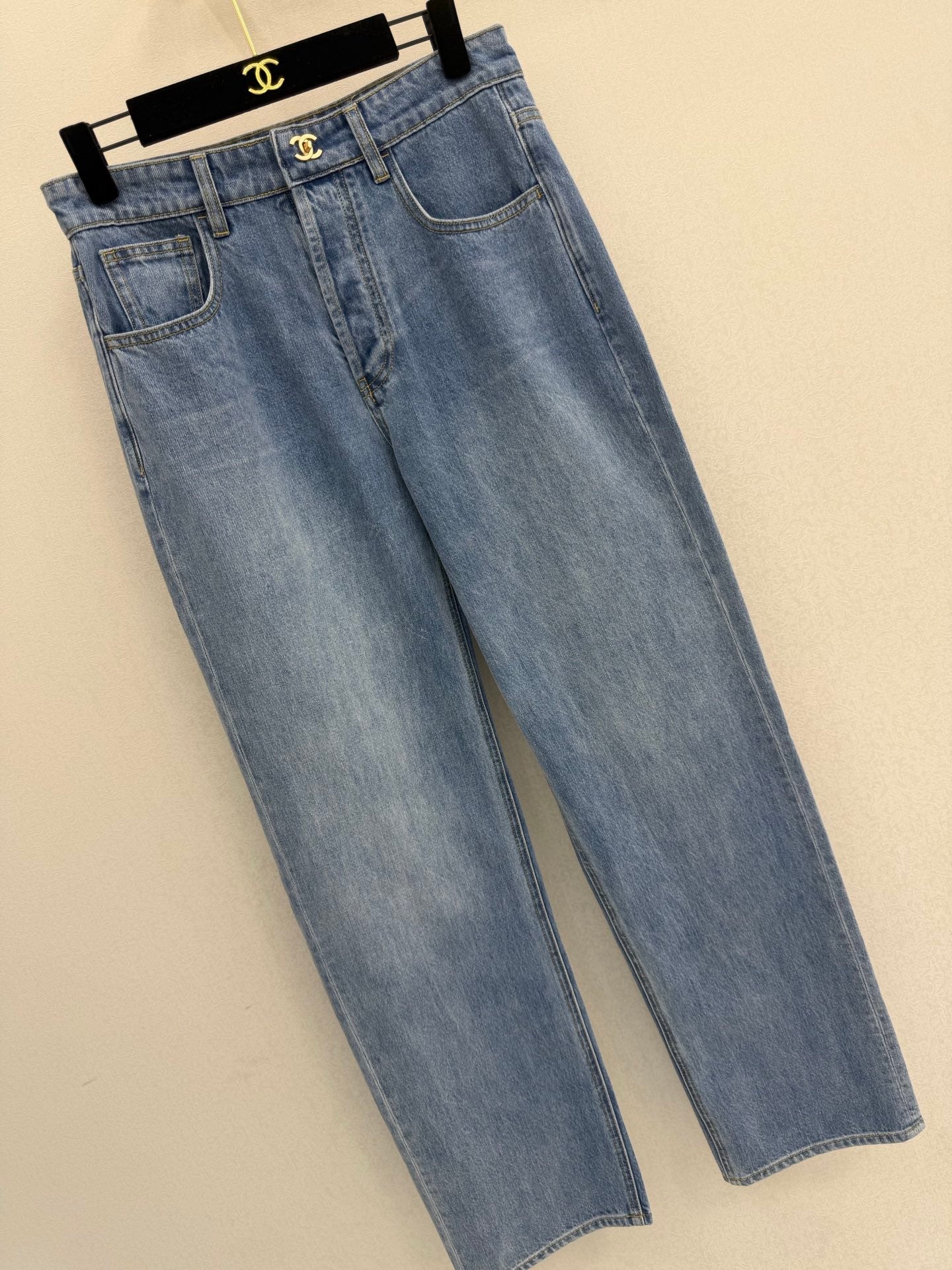 Patchwork Denim Pants